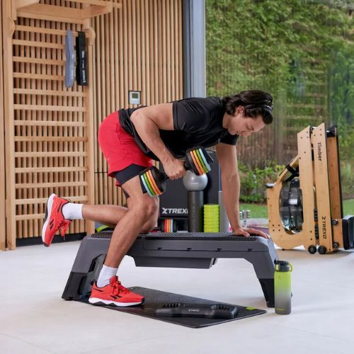 Nakládací činkaXTREXO 11,5 kg multicolor