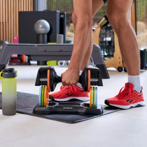 Nakládací činkaXTREXO 11,5 kg multicolor