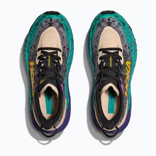 Pánské běžecké boty HOKA Speedgoat 6 oatmeal/mountain iris