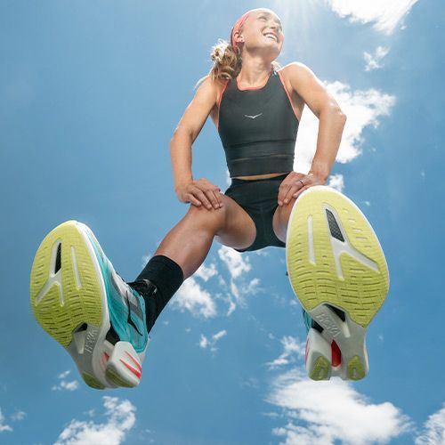 Běžecké boty HOKA Cielo X1 2.0 frost/black