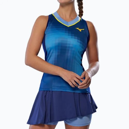 Dámské tričko Mizuno Frontier Tank W bellwether blue