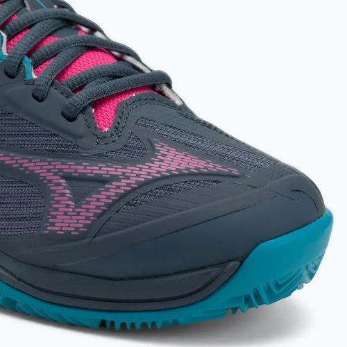 Dámské boty na padel  Mizuno Wave Exceed Light 2 Padel midnight navy/ fuchsia purple/ enamel blue