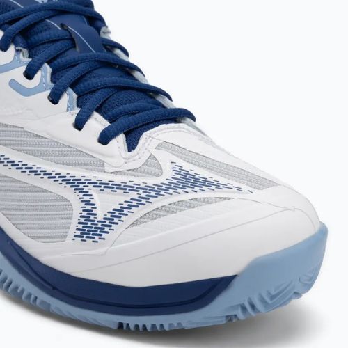 Dámské tenisové boty Mizuno Wave Exceed Light 2 CC white/ bellwether blue/ bel air blue