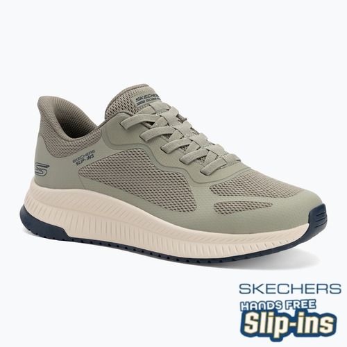 Pánské boty SKECHERS Bobs Squad 4 olive