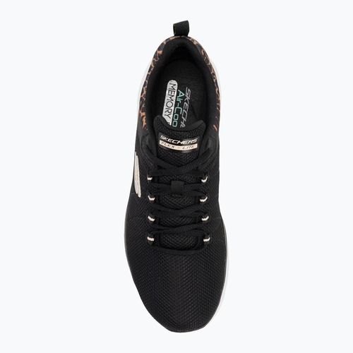 Dámské boty SKECHERS Flex Appeal 4.0 Wild Ballad black/leopard
