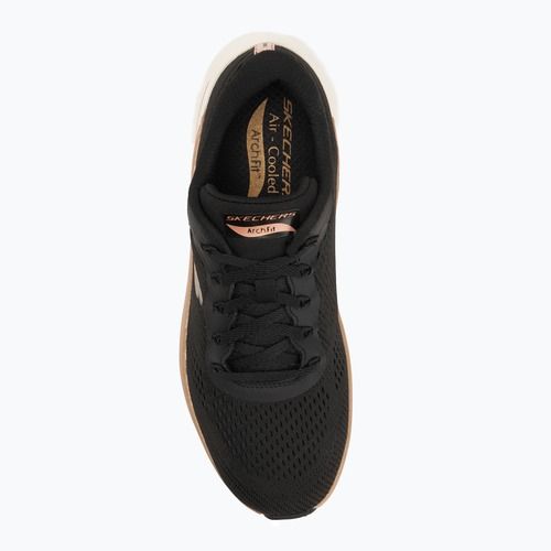 Dámské boty SKECHERS Arch Fit 2.0 Glow The Distance black/rose gold