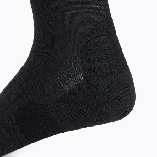 Ponožky HOKA Crew Run Sock 3 pary black/black/black