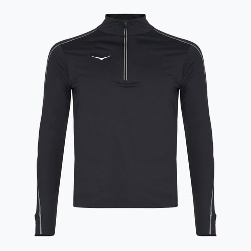 Pánská běžecká mikina HOKA GlideTech Quarter Zip black