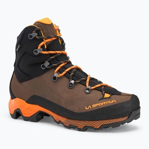 Pánská treková obuv La Sportiva Aequilibrium Trek GTX chocolate/papaya