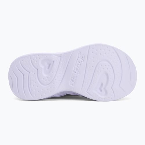 Dětské boty SKECHERS Heart Lights Retro Hearts navy leather/multi trim