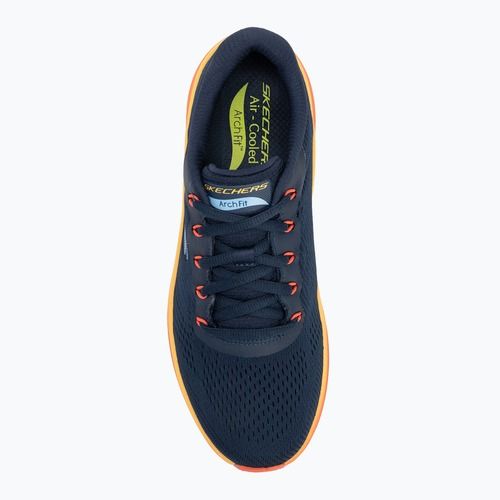 Pánské boty SKECHERS Arch Fit 2.0 navy leather/multi trim