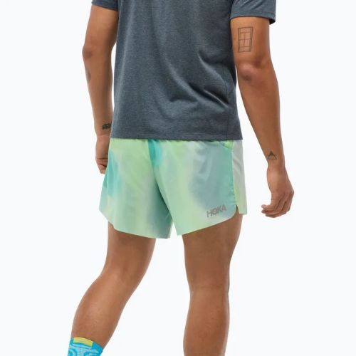 Pánské běžecké šortky HOKA Glide With Brief 5" tart apple mist