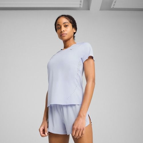 Dámské běžecké tričko PUMA Run Cloudspun Tee cool neather/heather