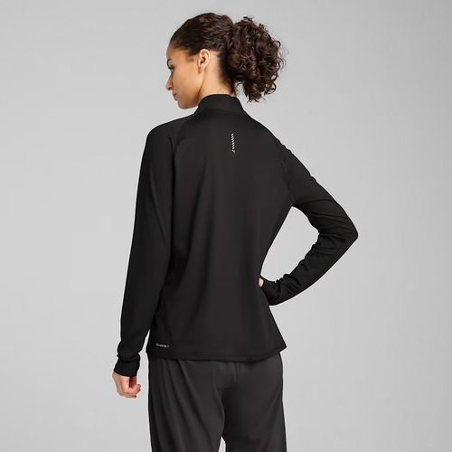 Dámská běžecká mikina PUMA Run Velocity Cloudspun 1/4 Zip puma black