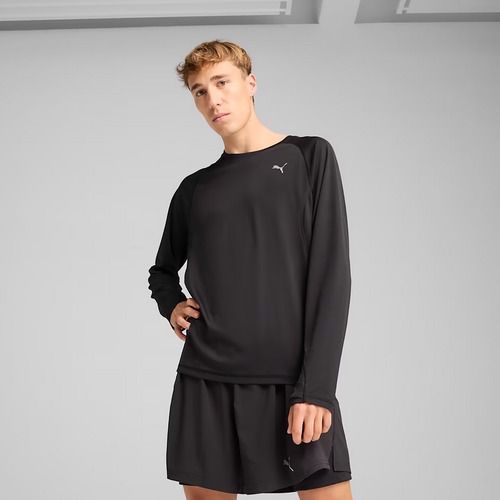 Pánské běžecké tričko longsleeve  PUMA Run Velocity Poly puma black