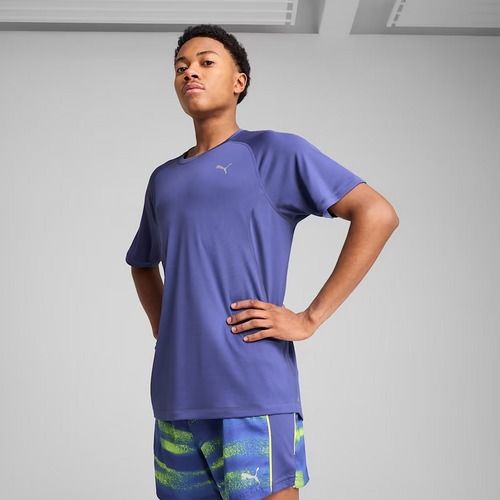 Pánské běžecké tričko PUMA Run Velocity Tee Poly blue crystal
