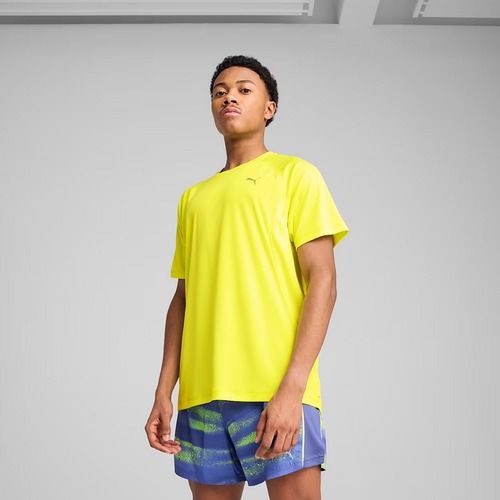 Pánské běžecké tričko PUMA Run Velocity Tee Poly lemon sherbert