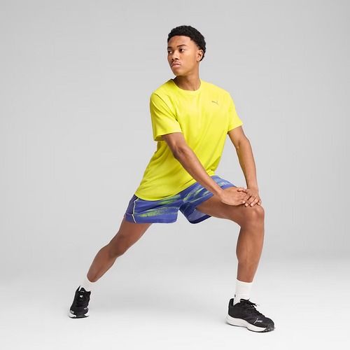 Pánské běžecké tričko PUMA Run Velocity Tee Poly lemon sherbert