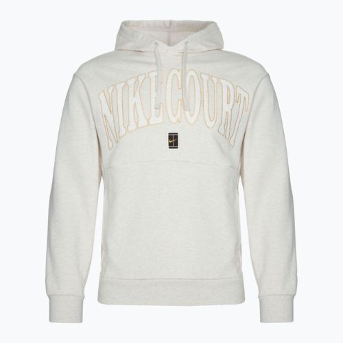 Pánská tenisová mikina Nike Court Dri-Fit Heritage Hoodie light orewood brown / pale ivory