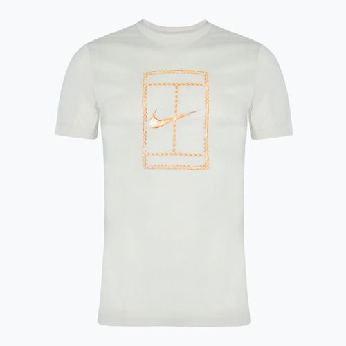 Pánské tenisové tričko Nike Court Dri-FIT světle hnědé barvy orewood brown