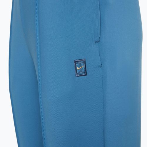 Dámské tenisové kalhoty Nike Court Dri-Fit Heritage Knit aegean storm