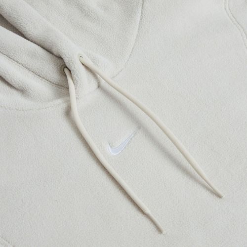 Dámská mikina Nike One Therma-FIT světle hnědá/hnědá/bílá