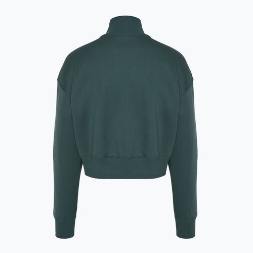 Dámská mikina Nike Sportswear Phoenix Fleece 1/2 Zip Cropped vintage green/ sail
