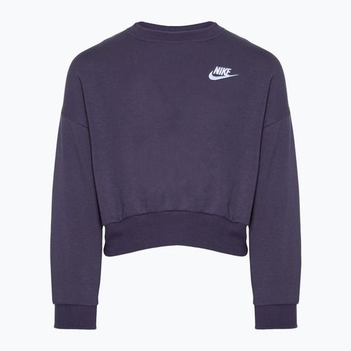 Dětská mikina Nike Sportswear Club Fleece dark raisin / white