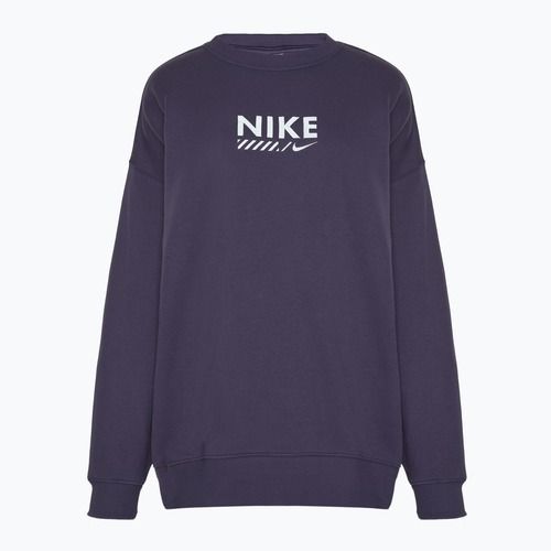 Dámská mikina Nike Sportswear Oversized Crew-Neck dark raisin
