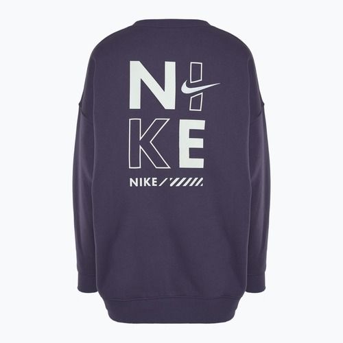 Dámská mikina Nike Sportswear Oversized Crew-Neck dark raisin