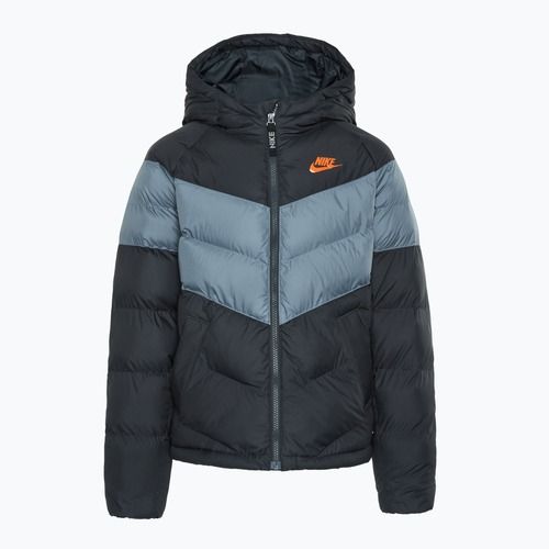 Dětská bunda Nike Sportswear Big Kids Synthetic anthracite/ cool grey/ safety orange