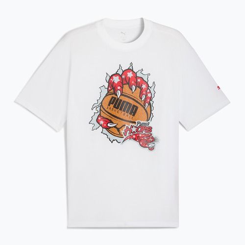 Pánský basketbalový dres  PUMA Hoopaverse Tee 3 puma white