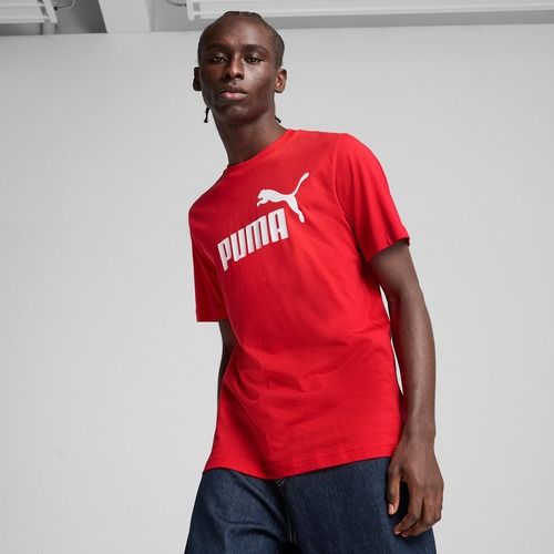 Pánské tričko PUMA ESS No. 1 Logo Tee for all time red