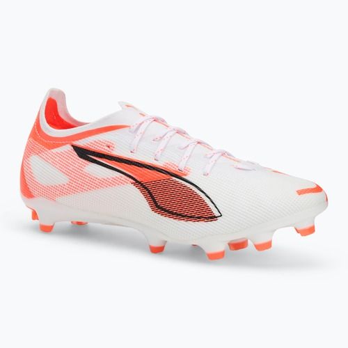 Pánské kopačky PUMA Ultra 5 Pro FG/AG puma white/puma black/glowing red