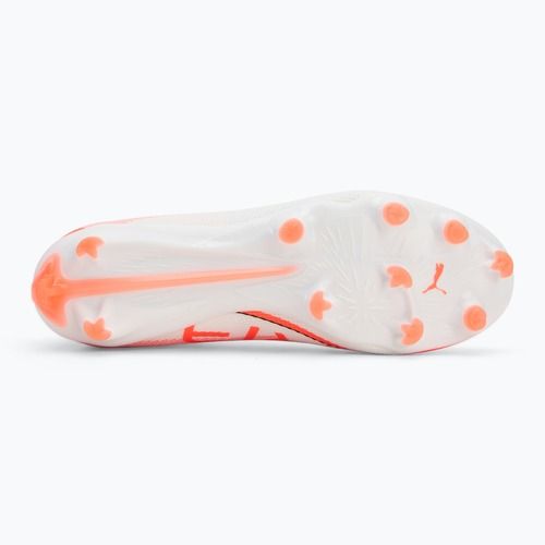 Pánské kopačky PUMA Ultra 5 Pro FG/AG puma white/puma black/glowing red