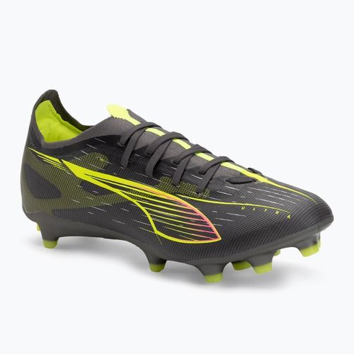 Pánské kopačky PUMA Ultra 5 Match FG/AG matte aged silver/yellow alert/puma aged silver