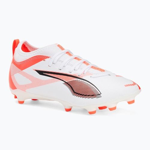 Dětské kopačky PUMA Ultra 5 Match FG/AG Jr puma white/puma black/glowing red