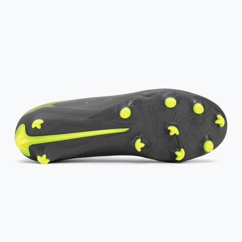 Dětské kopačky PUMA Ultra 5 Match FG/AG Jr matte aged silver/yellow alert/puma aged silver