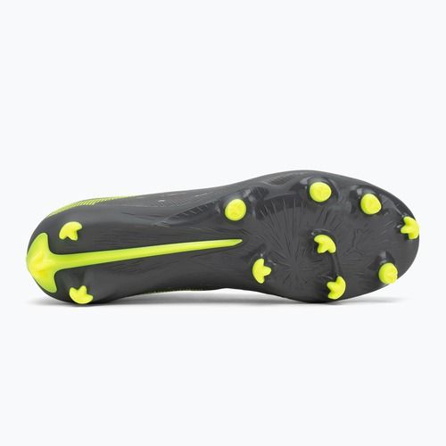 Pánské kopačky PUMA Ultra 5 Play+ FG/AG matte aged silver/yellow alert/puma aged silver