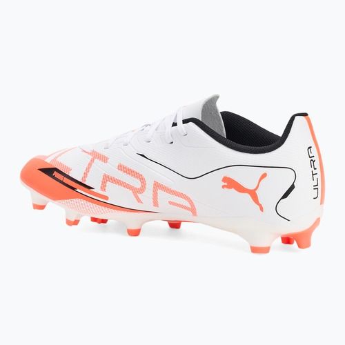 Kopačky  PUMA Ultra 5 Play FG/AG puma white/puma black/glowing red