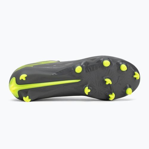 Dětské kopačky PUMA Ultra 5 Play FG/AG Jr matte aged silver/yellow alert/puma aged silver