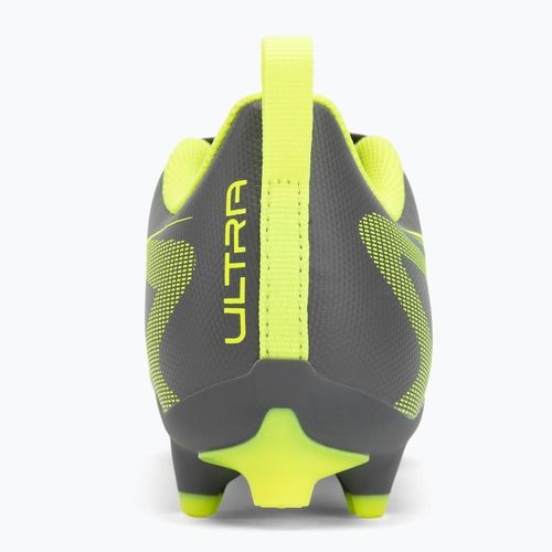 Dětské kopačky PUMA Ultra 5 Play FG/AG Jr matte aged silver/yellow alert/puma aged silver