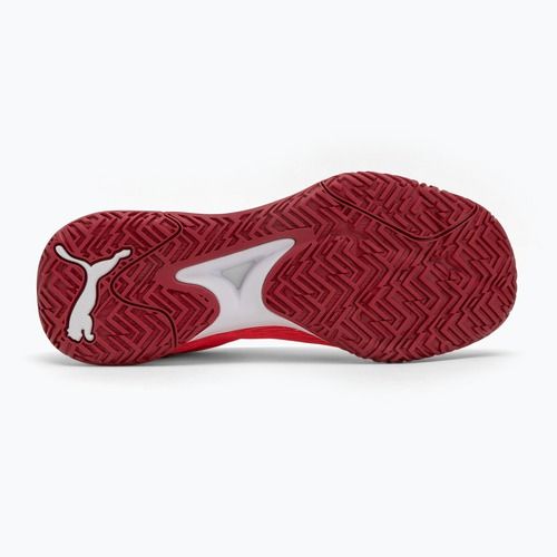 Boty na házenou PUMA Accelerate Turbo glowing red/white/dark crimson/black