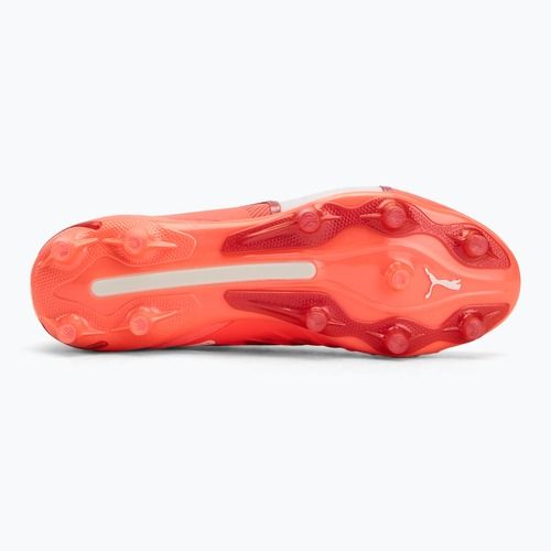 Pánské kopačky PUMA King Ultimate FG/AG glowing red/puma white/red fire