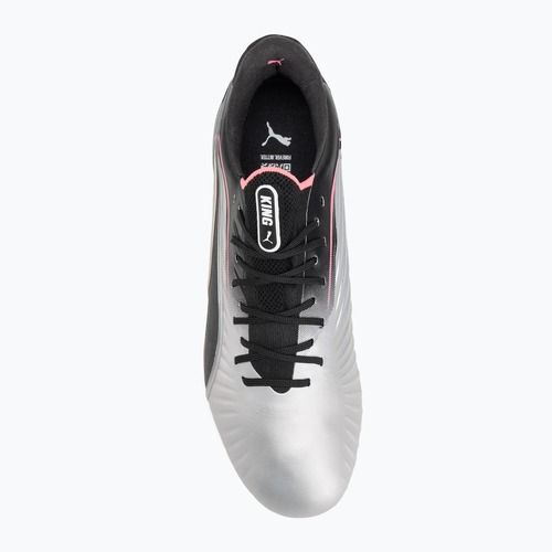Pánské kopačky PUMA King Ultimate FG/AG puma silver/puma black/sun struck/puma white