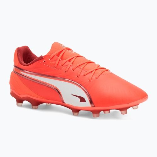 Pánské kopačky PUMA King Match FG/AG glowing red/puma white/red fire