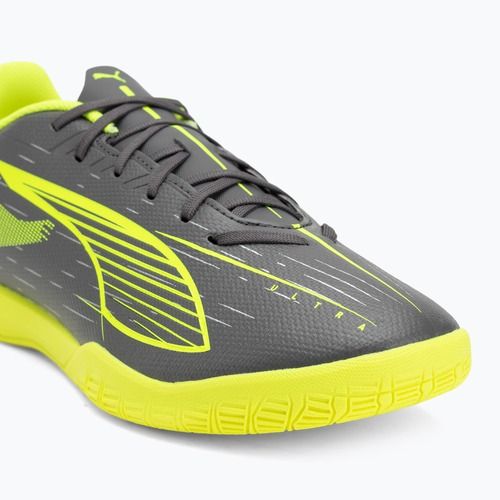 Pánské kopačky PUMA Ultra 5 Play IT matte aged silver/yellow alert/puma aged silver