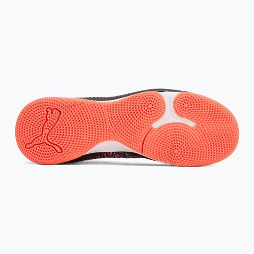 Dětské kopačky PUMA Future 8 Match IT + Mid puma black/ puma white/ glowing red