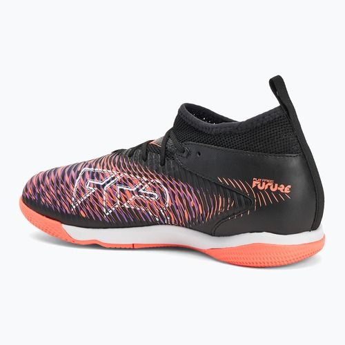 Dětské kopačky PUMA Future 8 Match IT + Mid puma black/ puma white/ glowing red