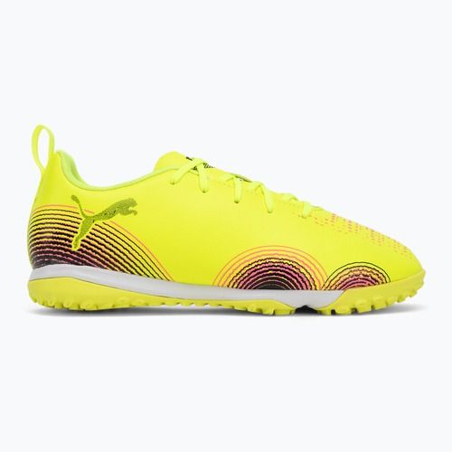Dětské kopačky PUMA Future 8 Play TT + Mid yellow alert/ puma black/ sun struck